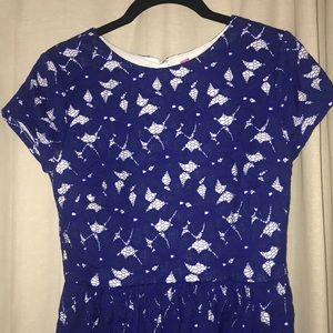 blue floral lace Vince Camuto dress 2
